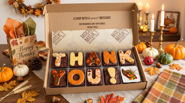 Misk'i Brownie Message - Thank You Thanksgiving