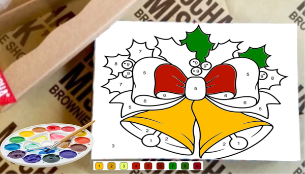 Misk'i  Brownie Paint-by-Numbers  - Holiday