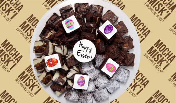 Misk'i Brownie Platter - Easter